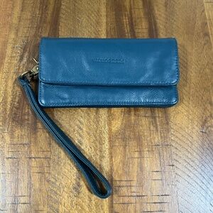 *NWOT* Wanderers Travel Co. La Fontelina Classic Wallet in Azzurra